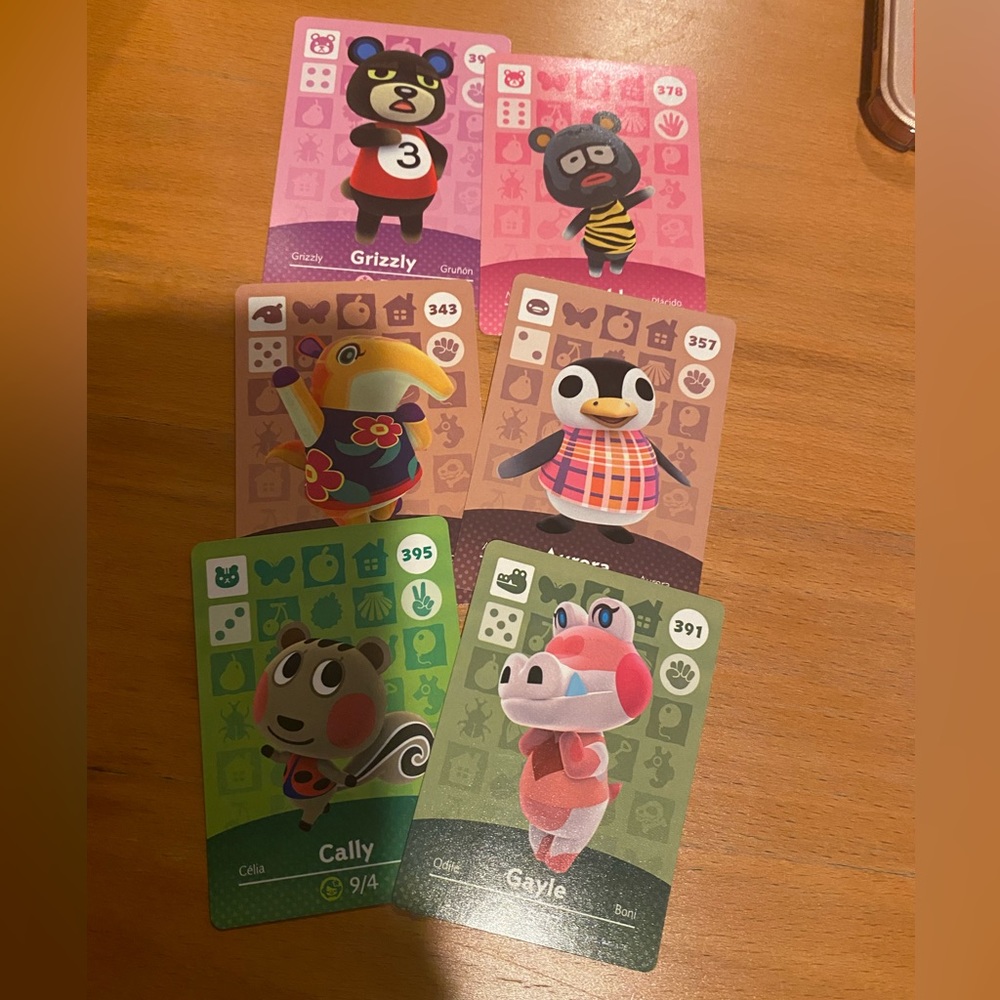 Animal Crossing Series 4 amiibo cards